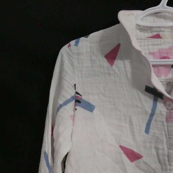 Unbranded | medium | P2P 18 inches measured | Pig Pattern Button-Up Pajama Top - Picture 3 of 15